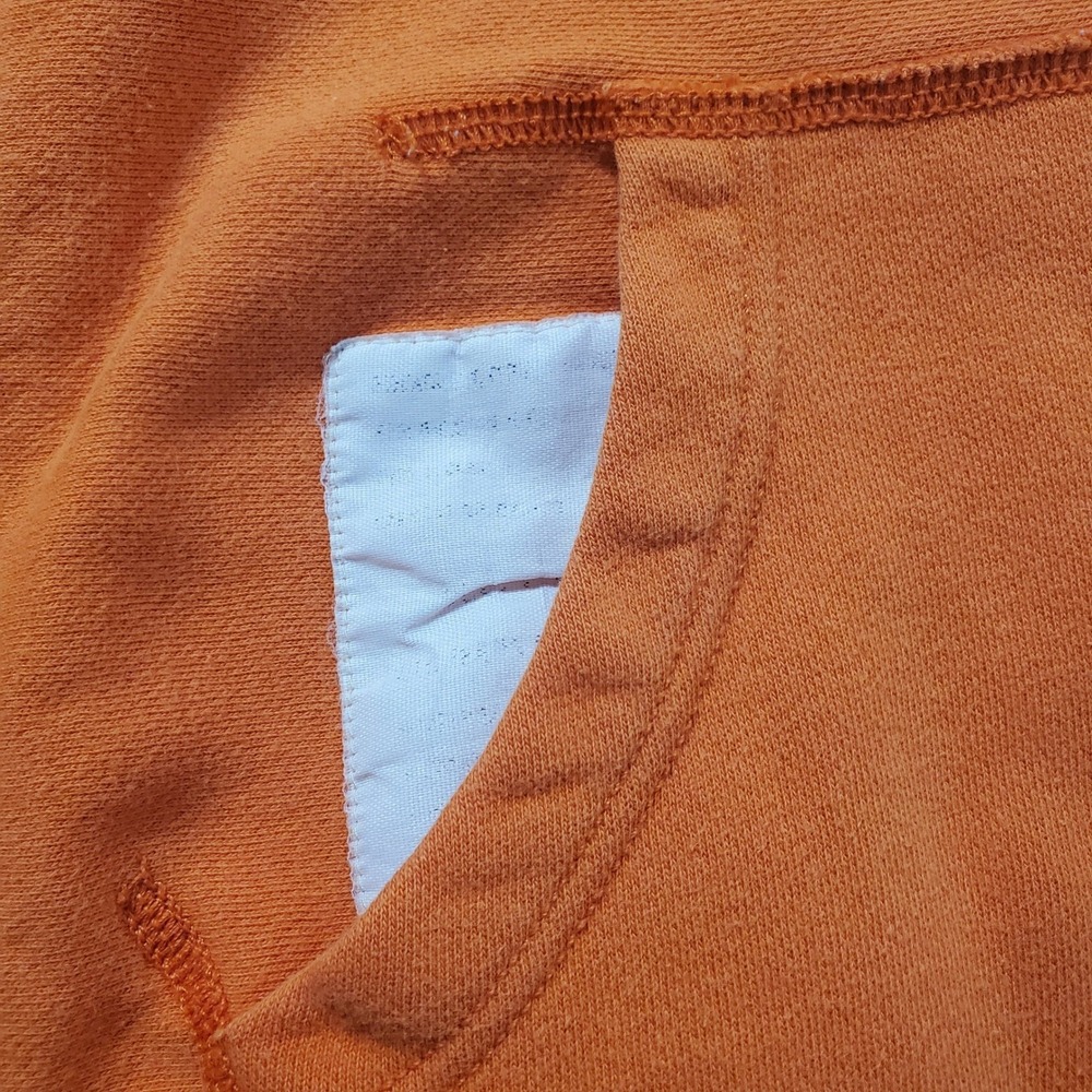 Polo Jeans Co Ralph Lauren Mens Orange Graphic Pullover‎ Hoodie Medium RN67437 - Picture 8 of 12